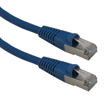 CAT6A SCREENED PATCHCORD RJ45-RJ45-2m, Blue