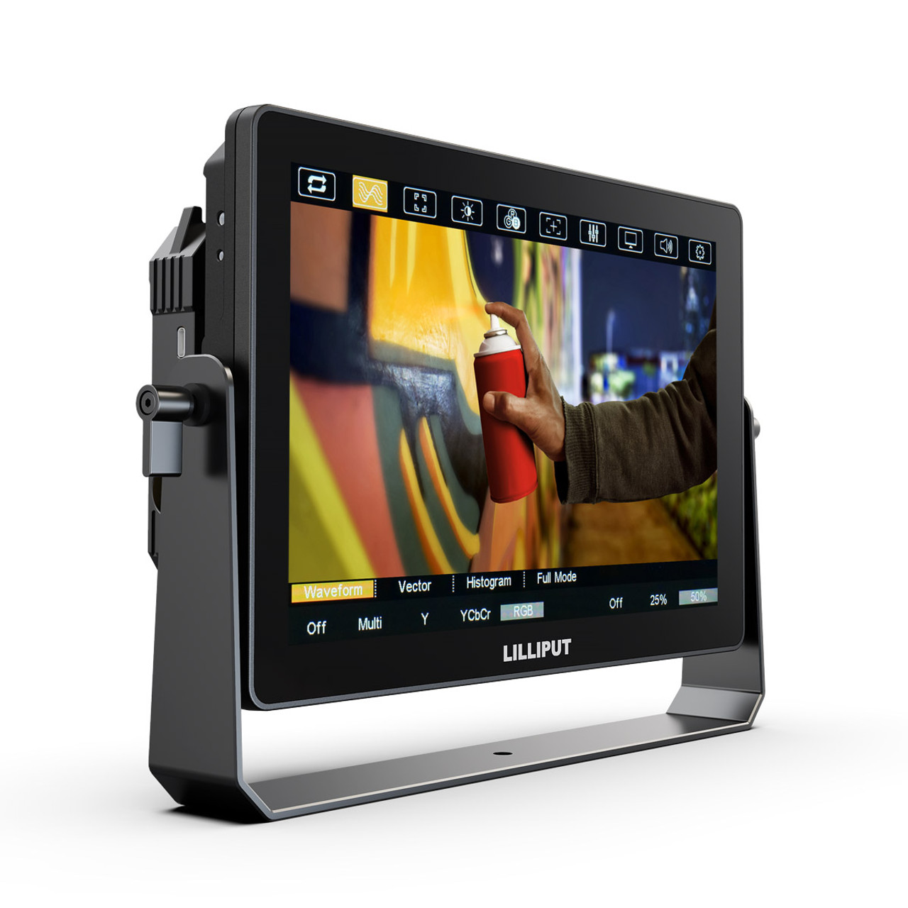 Lilliput Q10 10.1" Ultrahigh Brightness On-Camera Monitor with 2 x 12G-SDI, 1 x HDMI