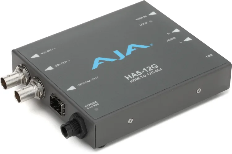 AJA HA5-12G HDMI 2.0 to 12G-SDI Converters