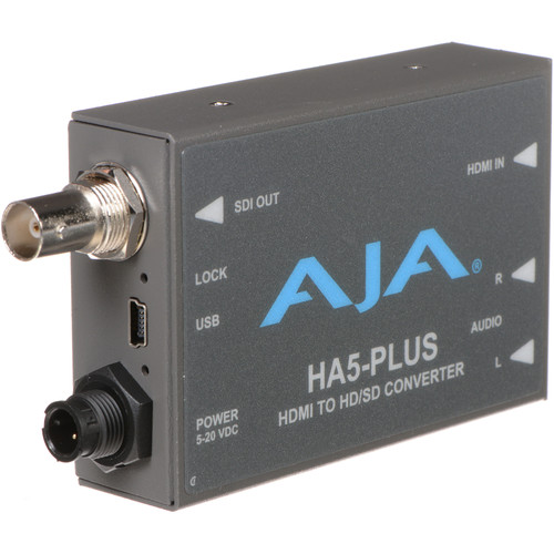 AJA HA5-Plus HDMI to 3G-SDI/HD Mini-Converter